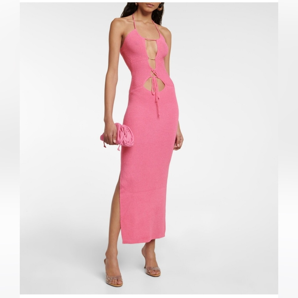 Bananhot Havana Hot Pink knit dress
